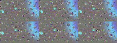 Raster stili kumaş deseni. Çiçekler suluboya çizim deseni.