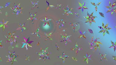 Ultraviyole kumaş deseni. Raster illüstrasyonu. Organik motif arka planı. Çizim deseni.