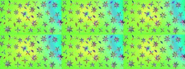 Küçük çiçekte güzel bir desen. Moda baskıları için zarif bir şablon. Çiçekli bahar çiçekleri. Motley illüstrasyonu. Küçük renkli çiçekler..