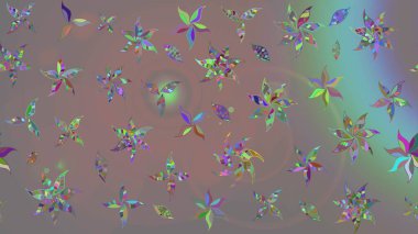 Renkli Bahar Teması eskiz kalıbı. Çiçekli eskiz arkaplanı. Çocuk stili. Düz Çiçek Elementleri Tasarımı.