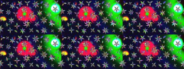 Hediye ambalaj kağıdı, tebrik kartları, posterler ve pankart tasarımı. Gri renkli çiçekler. Raster düz çiçek çizim deseni.