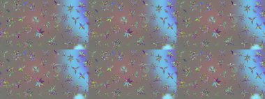 Tekstil veya kitap kapakları, imalat, duvar kağıtları, baskı, hediye paketi ve yapıştırma kitabı için çiçek eskizi geçmişi. Küçük çaplı çiçeklerdeki basit şirin desenler. Raster illüstrasyonu.