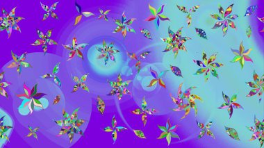 Çiçeğin suluboya çizimlerinin mükemmel deseni. Suluboya çizim kalıbı. Raster illüstrasyonu. Dekorasyon ve tasarım için güzel bir desen. Eski model. Moda yazdırma.