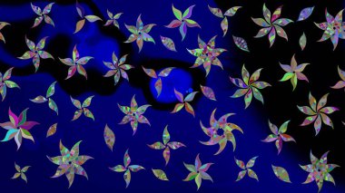 Güzel kumaş deseni. Güzel suluboya yaz çiçekleri deseni..