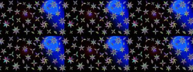 Modern stil dokusu. Çiçek desenli raster, siyah çizgi grafik deseni soyut raster arkaplan.