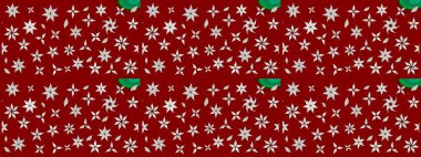 Miles Fleur, süslü püslü bir süs. Raster illüstrasyonu. Kumaş, tekstil, duvar kağıdı baskısı için. Eski usul. Eskiz geçmişi. Tomurcukları papatya çiçekleri olan sevimli bir çiçek deseni..