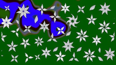 Oldukça eski bir besin torbası deseni, küçük yeşil renkte, çiçekler. Tekstil, kumaş, kapaklar, duvar kağıtları, baskı, naylon, koleksiyon defteri, örgü, dekupaj için güzel bir eskiz. Millefleurlar.