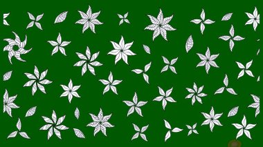 Sevimli küçük çiçek desenle. Raster resim. Çiçek desenli çiçek ve yaprakları ile.