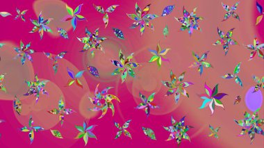 Raster Moda kumaş deseni. Çizgi çizimi kalıbı. Şirin çiçekler..