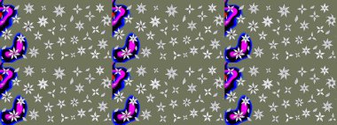 Çiçekli yeşil renkte bir çiçek deseni çiz. Suluboya tarzında yeşil renkte çiçekler.