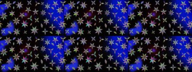 Raster illüstrasyonu. Küçük bir çiçekte eskiz deseni. Hoş bir çiçek geçmişi var. Güzel kumaş deseni.