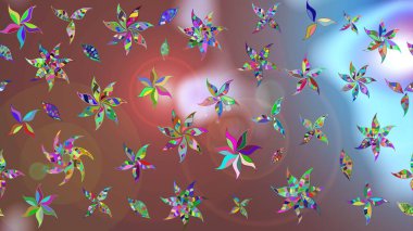 Raster şirin suluboya çiçek desenleri çiziyor. Kartlar, davetiyeler, tarih kartları ve daha fazlası için kullanılabilir. Büyük bir suluboya çiçek seti..