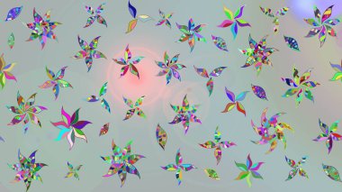 Flower eskiz arka planı. Şatafatlı bahar bahçesi dokusu. Raster illüstrasyonu. Çiçek deseni.