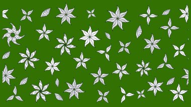 Raster deseni. Botanik çizim kalıbı. Suluboya etkisi. Organik elementler.