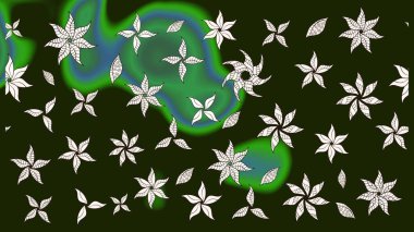 Çiçek deseni duvar kağıdı, desen dolguları ve web sayfası arka planı için kullanılabilir. Süslü zentangle çizim dokusu, soyut çiçeklerle süslenmiş. Şekillendirilmiş çiçekli çizim deseni.