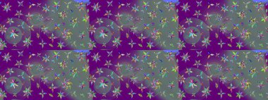 Çiçekler, dallar, bitkiler ve çiçekler. Raster illüstrasyonu. El çizimi. Güzel kumaş deseni.