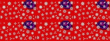 Çiçekler, dallar, bitkiler ve çiçekler. Raster illüstrasyonu. El çizimi. Güzel kumaş deseni.