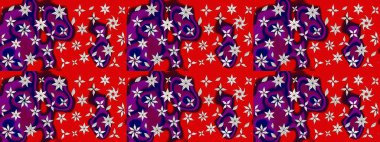 Çiçekler suluboya eskiz deseni. Raster Stili kumaş deseni.