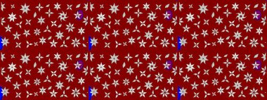 Küçük çiçekteki sevimli çiçek deseni. Raster illüstrasyonu. Modaya uygun kumaş deseni. Tony 'nin kumaş desenini çiz.