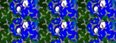 Kar Tanesi Raster simgesi arkaplanı. Xmas Frost kar taneleri izole edilmiş siluet sembolü. Raster skeci. Meteoroloji buz koleksiyonu. Kış mavisi, yeşil ve gri Noel Karlar düz kristal element.