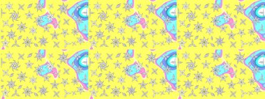 Parlak arkaplanda çiçek kompozisyonu olan suluboya desenleri çiz, ambalajlar, duvar kağıtları, kartpostallar, tebrik kartları, düğün davetiyeleri, romantik etkinlikler vs..