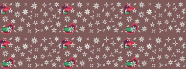 Zentangle soyut çiçekleri. Karalama çiçeği. Raster illüstrasyonu. Güzel kumaş deseni. Renkli Bahar Teması eskiz kalıbı. Düz Çiçek Elementleri Tasarımı.