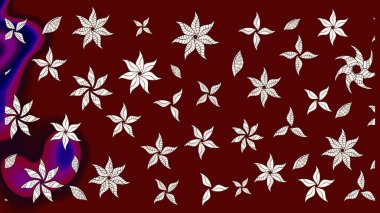 Bahar mevsimi. Tatil havası. Raster güzel bir çiçek deseni çizmiş. Nazik romantik baskı.