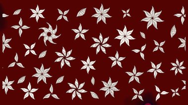 Raster illüstrasyonu. Küçük çiçekteki sevimli çiçek deseni. Kırmızı renkte çiçekler.