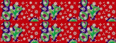 Eskiz Vintage Çiçek Deseni. Raster Kalça dokusu deseni.