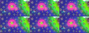 Çizim kalıbı. Organik motif arka planı. Ultraviyole kumaş deseni. Raster illüstrasyonu.