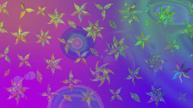 Doğa. Çiçek kolajı. Çiçek arkaplan. Çiçek kompozisyonu. Raster deseni. - Menekşe çiçekleri. Küçük çiçekte güzel desen var..