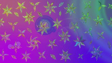 Mor renkli çiçekler suluboya tarzında. Mor renkte çiçekler olan çiçek deseni çiz.