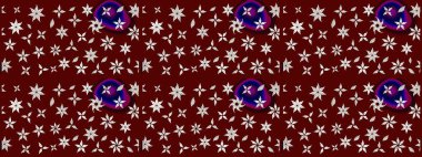 Çiçekli eskiz arkaplanı. Renkli Bahar Teması eskiz kalıbı. Çocuk stili. Düz Çiçek Elementleri Tasarımı.