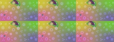 Suluboya, elle çizilmiş. Tarafsız renklerde yaprakları olan yabani çiçekler. Eskiz arkaplan modeli. Raster illüstrasyonu.