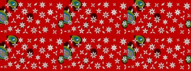 Taslak desenli, modaya uygun kumaş deseni. Renkli Bahar Teması eskiz kalıbı. Şirin çiçek elementleri. Raster illüstrasyonu. Düz Çiçek Elementleri Tasarımı.