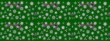 Kumaş, duvar kağıdı ve kağıt üzerine baskı yapmak için gelişen arka plan. Moda arka planında parlak buketler. Raster illüstrasyonu. Eski usul küçük çiçekli şirin bir eskiz deseni..