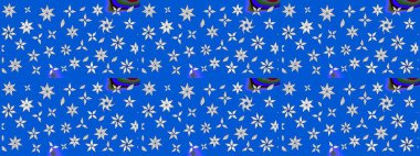 Şirin çiçekler. Raster Moda kumaş deseni. Çizgi çizimi deseni.