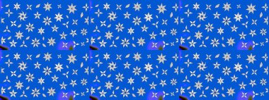 Raster suluboya çiçek deseni, narin çiçekler, mavi çiçekler, tebrik kartı şablonu. Raster Güzel kumaş deseni.