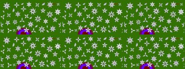 Raster çiçek desenli çiçek deseni, yapraklar, dekoratif elementler, sıçrama, lekeler, el çizimi kontur çizgileri ve Doodle çizim stili, grafik raster çizim çizimi.