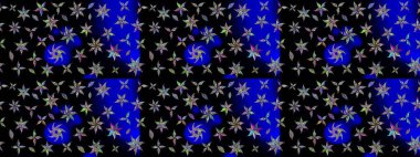 Üst manzara, yumuşak siyah renk tarzı. Manzaralı çiçek deseni. Çiçek kompozisyonu, el boyası, hassas şablon. Sevgililer günü ve tebrik kartı konsepti için şık bir davet.