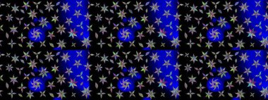 Üst manzara, yumuşak siyah renk tarzı. Manzaralı çiçek deseni. Çiçek kompozisyonu, el boyası, hassas şablon. Sevgililer günü ve tebrik kartı konsepti için şık bir davet.