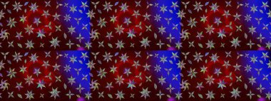 Düz Çiçek Elementleri Tasarım Raster illüstrasyonu. Çiçekli çiçek deseni, suluboya. Kahverengi renkli çiçekler. Renkli Bahar Teması Eskiz Şablonu.