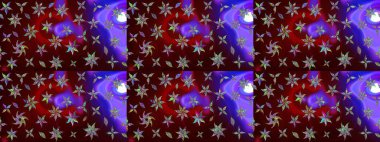 Arkaplan dokusu, duvar kağıdı, kahverengi renkli çiçek teması. Soyut etnik raster çizim kalıbı. Kabile sanatı boho baskısı, klasik çiçek arkaplanı.