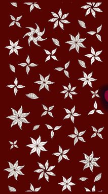 Kırmızı renkte güzel çiçekler olan eskiz deseni, suluboya çiçek deseni, duvar kağıdı, kart ya da kumaş için fayanslı. Raster..