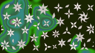 Suluboya, elle çizilmiş. Eskiz arkaplan modeli. Vadinin gri renkli çiçekleri. Raster - stok.