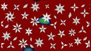 Çocuk stili. Renkli Bahar Teması eskiz kalıbı. Çiçekli eskiz arkaplanı. Düz Çiçek Elementleri Tasarımı.