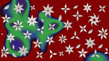 Kızılderili desenli desenli desenli şal deseni. Raster Henna dövme stili. Tekstil, tebrik kartı, boyama kitabı, telefon kılıfı baskısı için kullanılabilir. Etnik Mandala süsü.