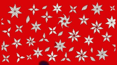 Düz Çiçek Elementleri Tasarımı. Güzel kumaş deseni. Karalama çiçeği. Renkli Bahar Teması eskiz kalıbı. Raster illüstrasyonu. Zentangle soyut çiçekleri.