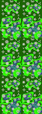 Kızılderili desenli desenli desenli şal deseni. Etnik Mandala süsü. Raster Henna dövme stili. Tekstil, tebrik kartı, boyama kitabı, telefon kılıfı baskısı için kullanılabilir.