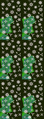 Çiçekli karalama şeklinde Raster çiçek deseni. Nazik, narin çiçek arkaplanı. Gri renkli çiçekler.